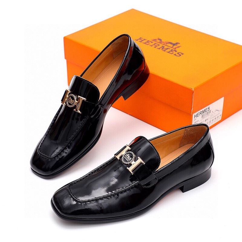 H**mes leather shoes